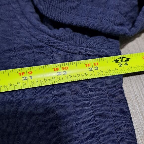 Peter Millar Navy Quad Quilted Knit Minimalist Preppy Button Down Jacket Large - Picture 8 of 16